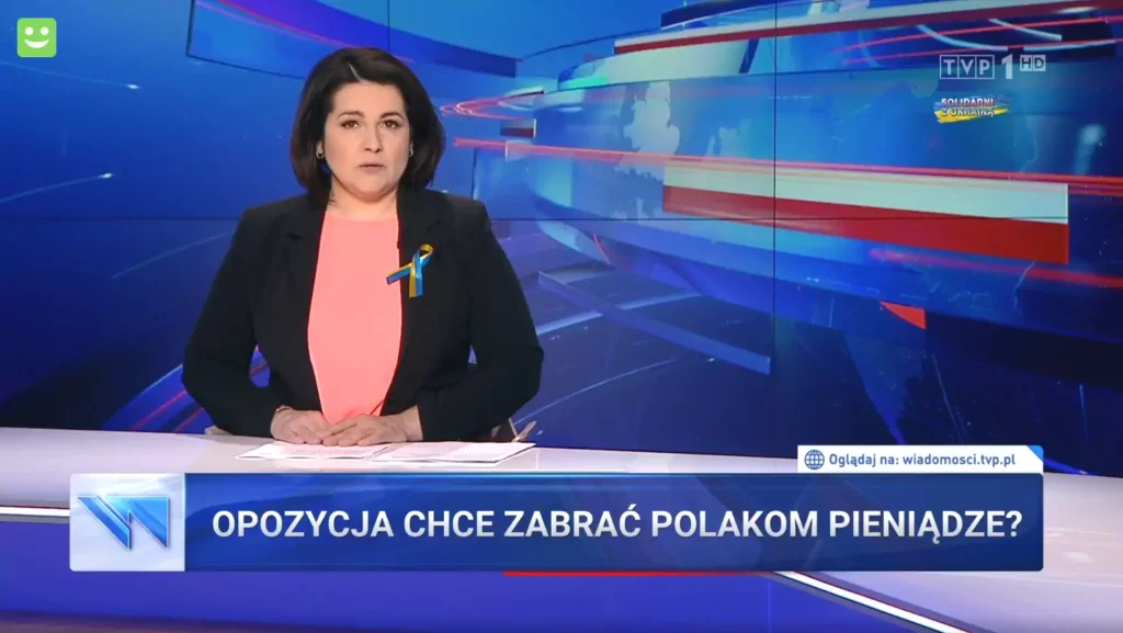 Telewizja rządowa - TVP 1 - Wiadomości