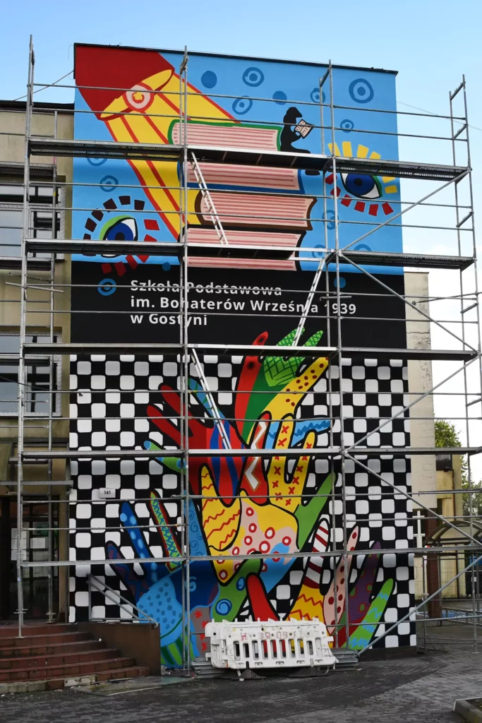 Mural, Szkoła Podstawowa w Gostyni
